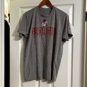 Champion Gray Georgia Bulldogs Tee